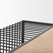 Mercana Miles Black Metal w/ Light Wood Nesting Coffee Table