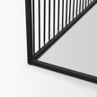 Mercana Miles Black Metal w/ Light Wood Nesting Coffee Table