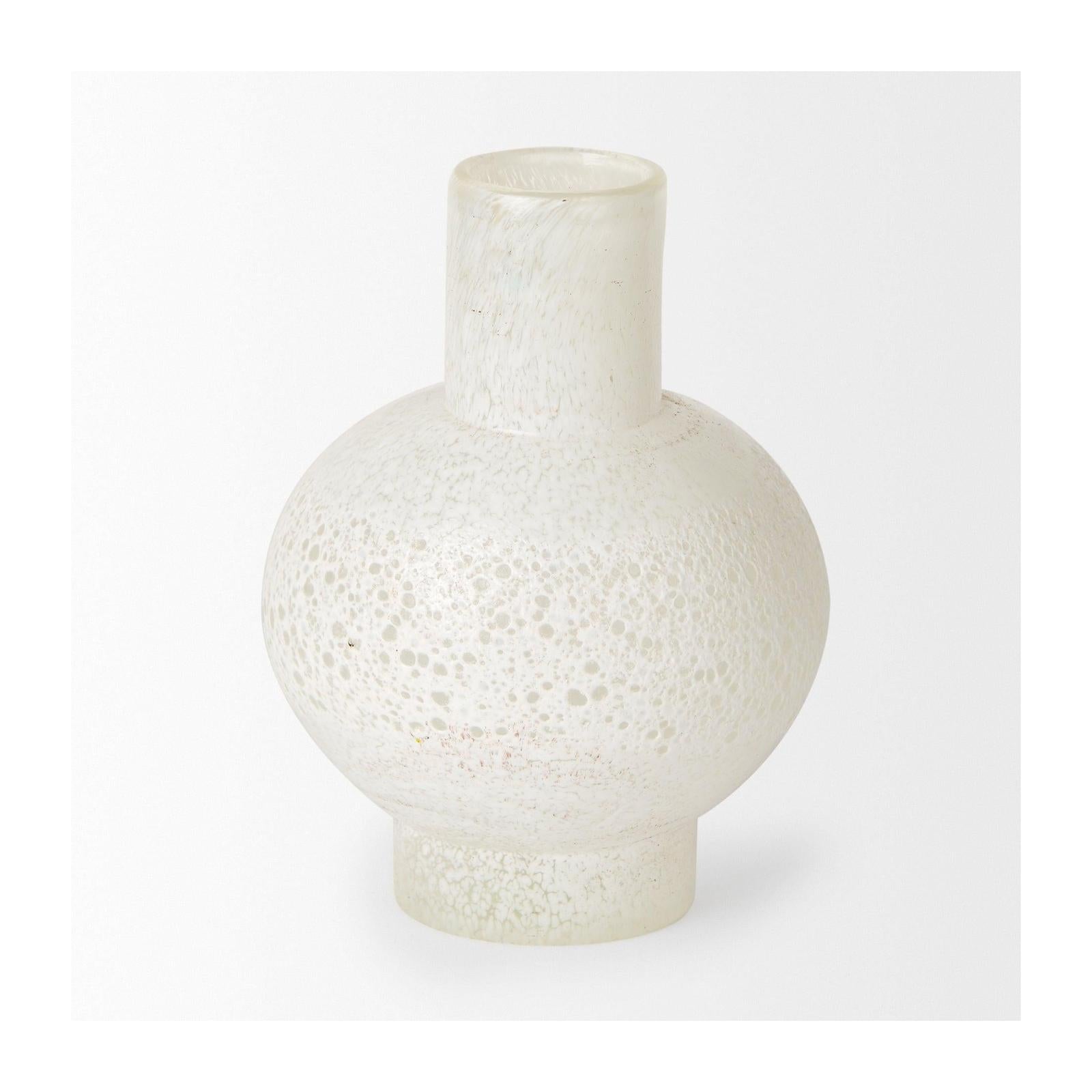 Mercana Heket White Glass Vase