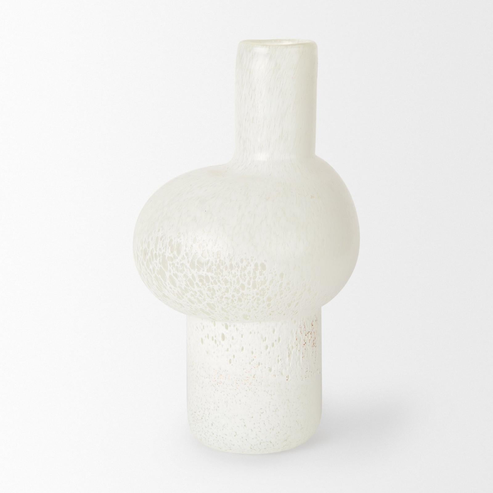 Mercana Heket White Glass Vase