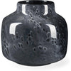 Mercana Masai Black Mottled Glass Vase