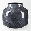 Mercana Masai Black Mottled Glass Vase