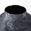 Mercana Masai Black Mottled Glass Vase