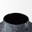 Mercana Masai Black Mottled Glass Vase