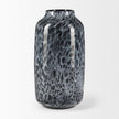 Mercana Masai Black Mottled Glass Vase