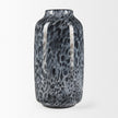 Mercana Masai Black Mottled Glass Vase