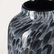 Mercana Masai Black Mottled Glass Vase