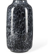 Mercana Masai Black Mottled Glass Vase