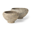 Mercana Sonu Paper Mache Half-Pot Bowls- Set of 2