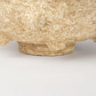 Mercana Sonam Beige Paper Mache Spiked Bowls- Set of 2