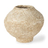 Mercana Ritu Beige Paper Mache Pot Vase