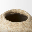 Mercana Ritu Beige Paper Mache Pot Vase