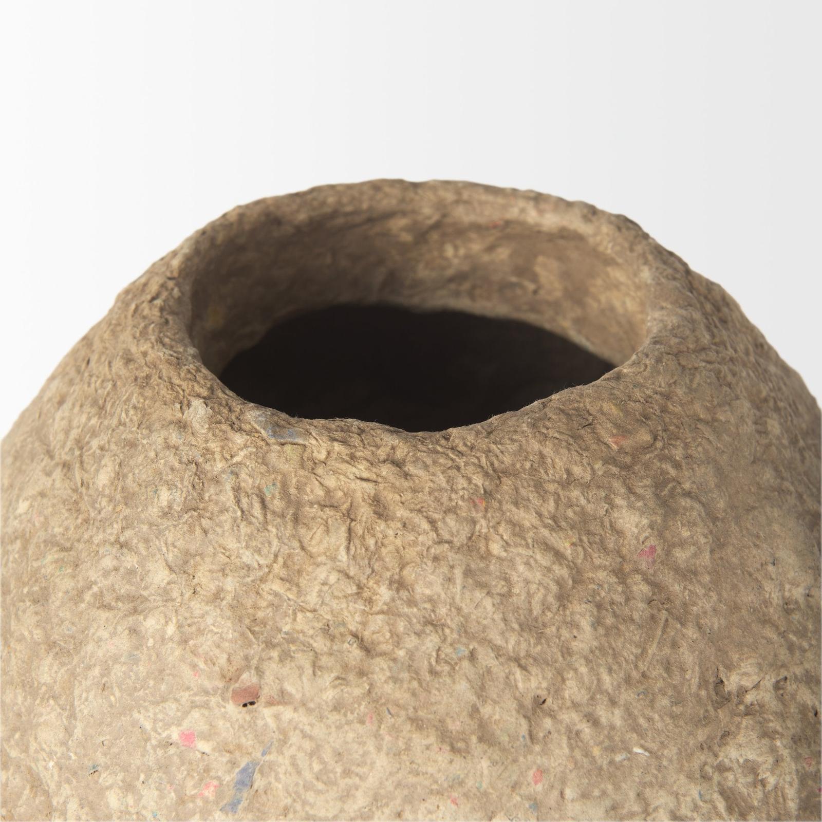 Mercana Rundal Paper Mache Vase