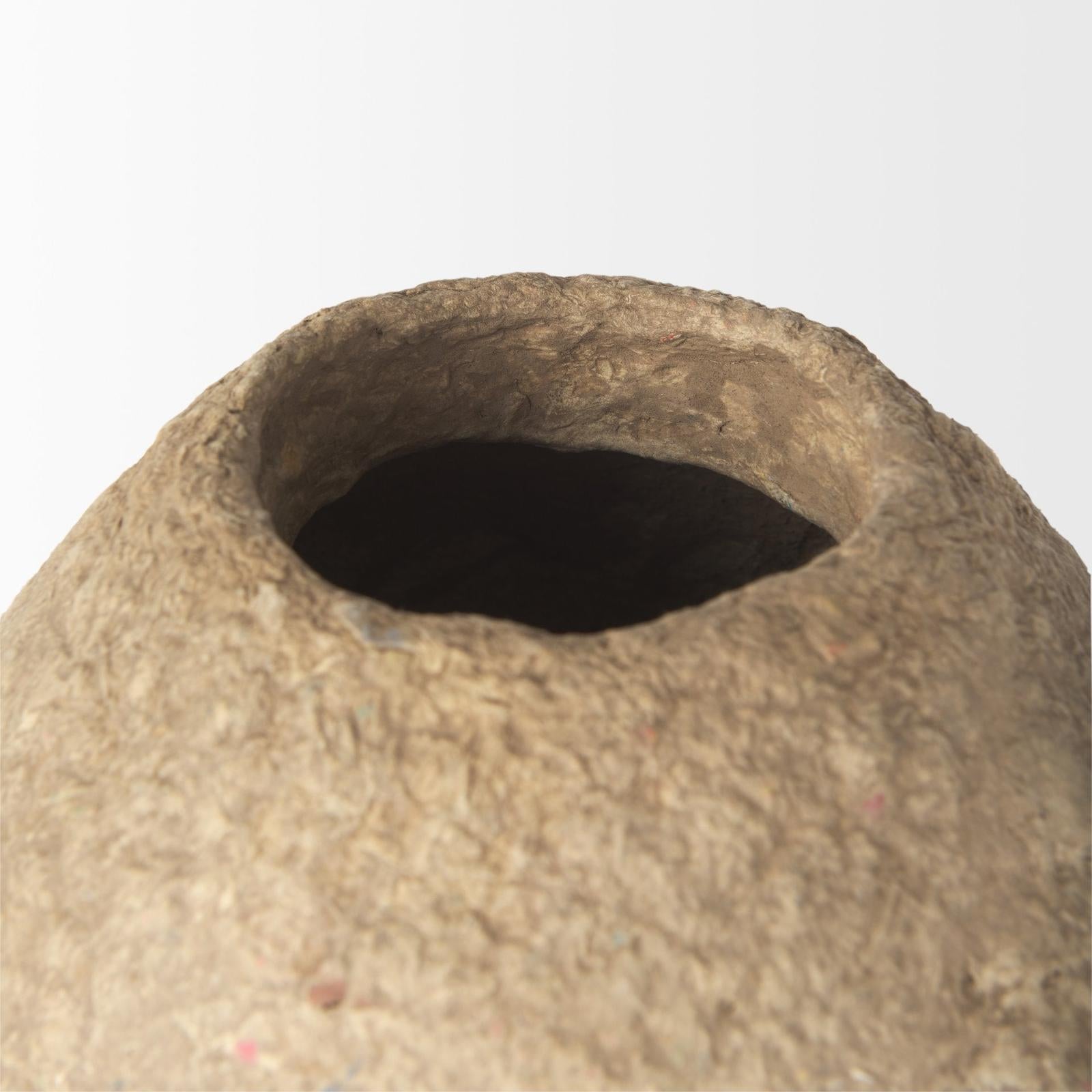 Mercana Rundal Paper Mache Vase