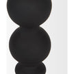 Mercana Haute Matte Black Blown Glass Candlestick