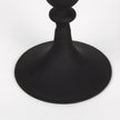 Mercana Haute Matte Black Blown Glass Candlestick