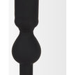 Mercana Haute Matte Black Blown Glass Candlestick
