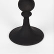 Mercana Haute Matte Black Blown Glass Candlestick