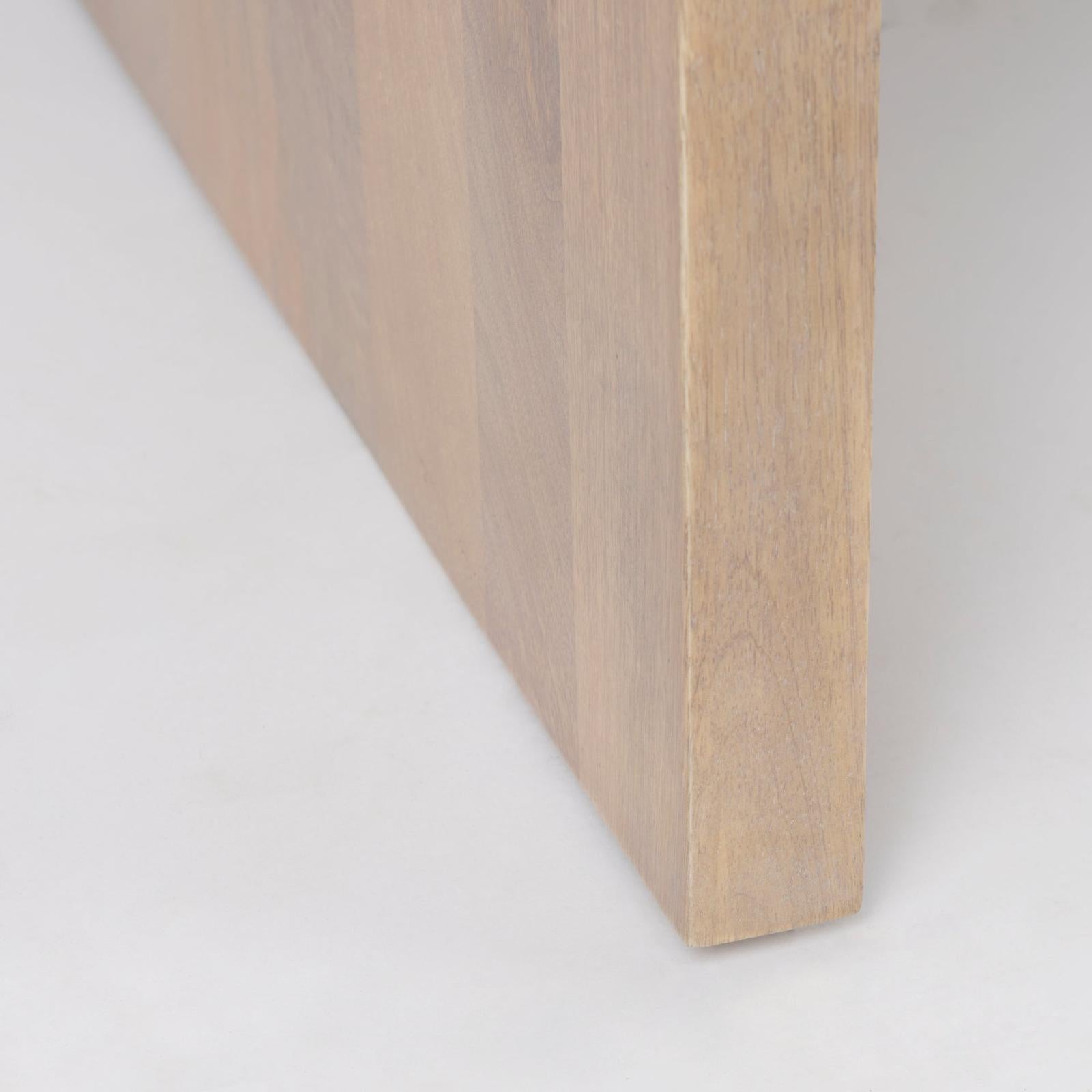 Mercana Athens Light Brown Wood and White Marble Coffee Table Clearance