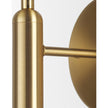 Mercana Britton Gold Metal w/ Clear Glass Globe 1-Light Wall Sconce Clearance