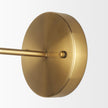 Mercana Britton Gold Metal w/ Clear Glass Globe 1-Light Wall Sconce Clearance
