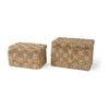 Mercana Hanalei Seagrass Boxes with Lids- Set of 2
