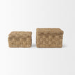 Mercana Hanalei Seagrass Boxes with Lids- Set of 2