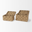 Mercana Hanalei Seagrass Boxes with Lids- Set of 2