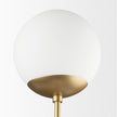Mercana Edie Metal w/ Frosted Glass Globes 2-Light Wall Sconce Clearance