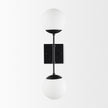 Mercana Edie Metal w/ Frosted Glass Globes 2-Light Wall Sconce Clearance
