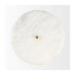 Mercana Dolly Brushed Gold Metal w/ Alabaster Shade 4-Light Wall Sconce