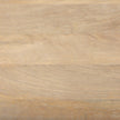 Mercana Maxton Light Brown Wood w/ Dark Gunmetal Iron Metal Dining Table