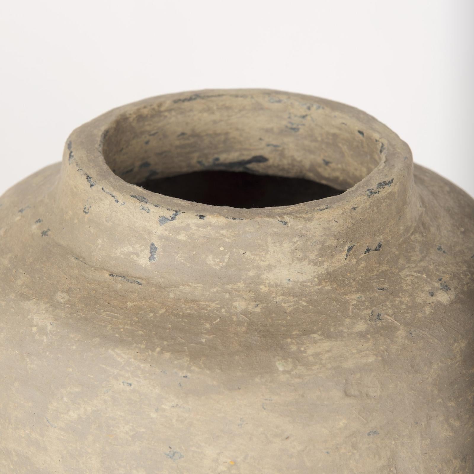Mercana Bala Gray Paper Mache Vase
