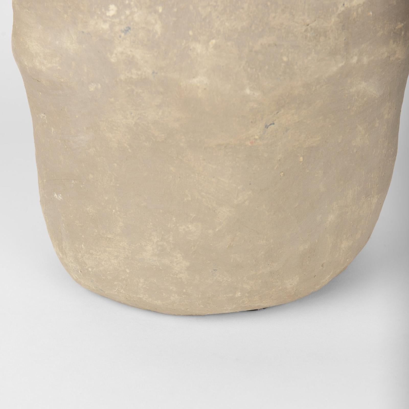 Mercana Bala Gray Paper Mache Vase