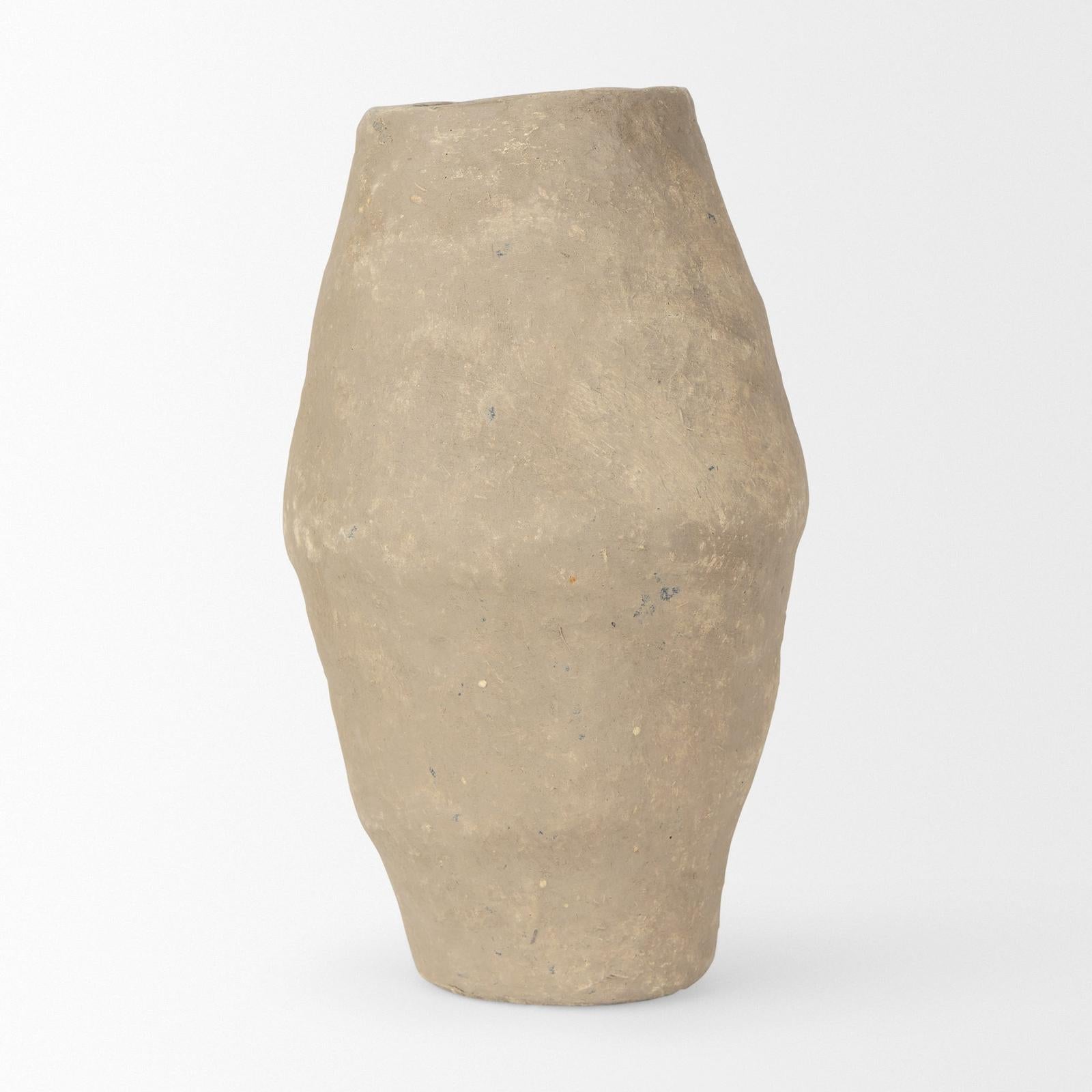 Mercana Rundal Paper Mache Vase