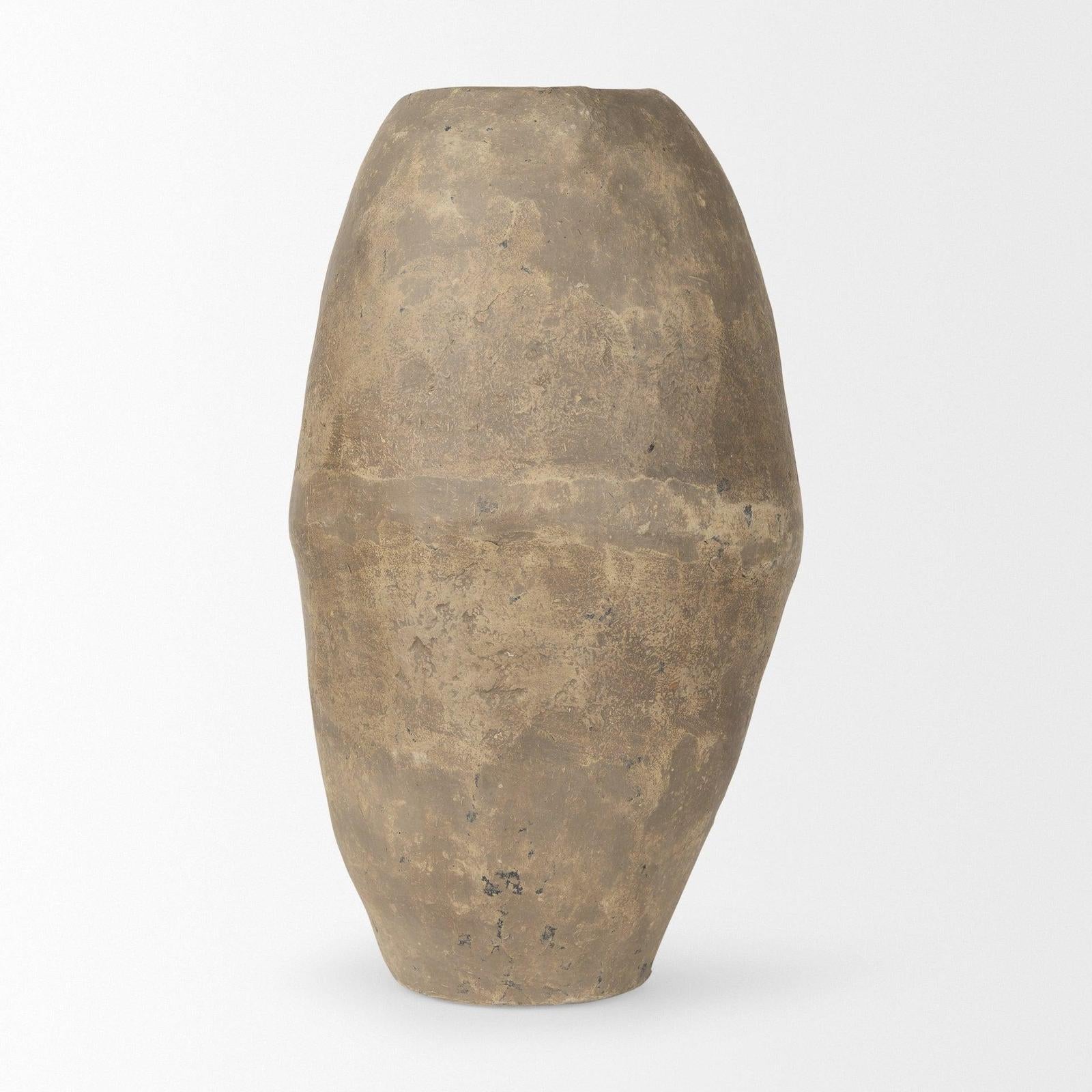 Mercana Rundal Paper Mache Vase
