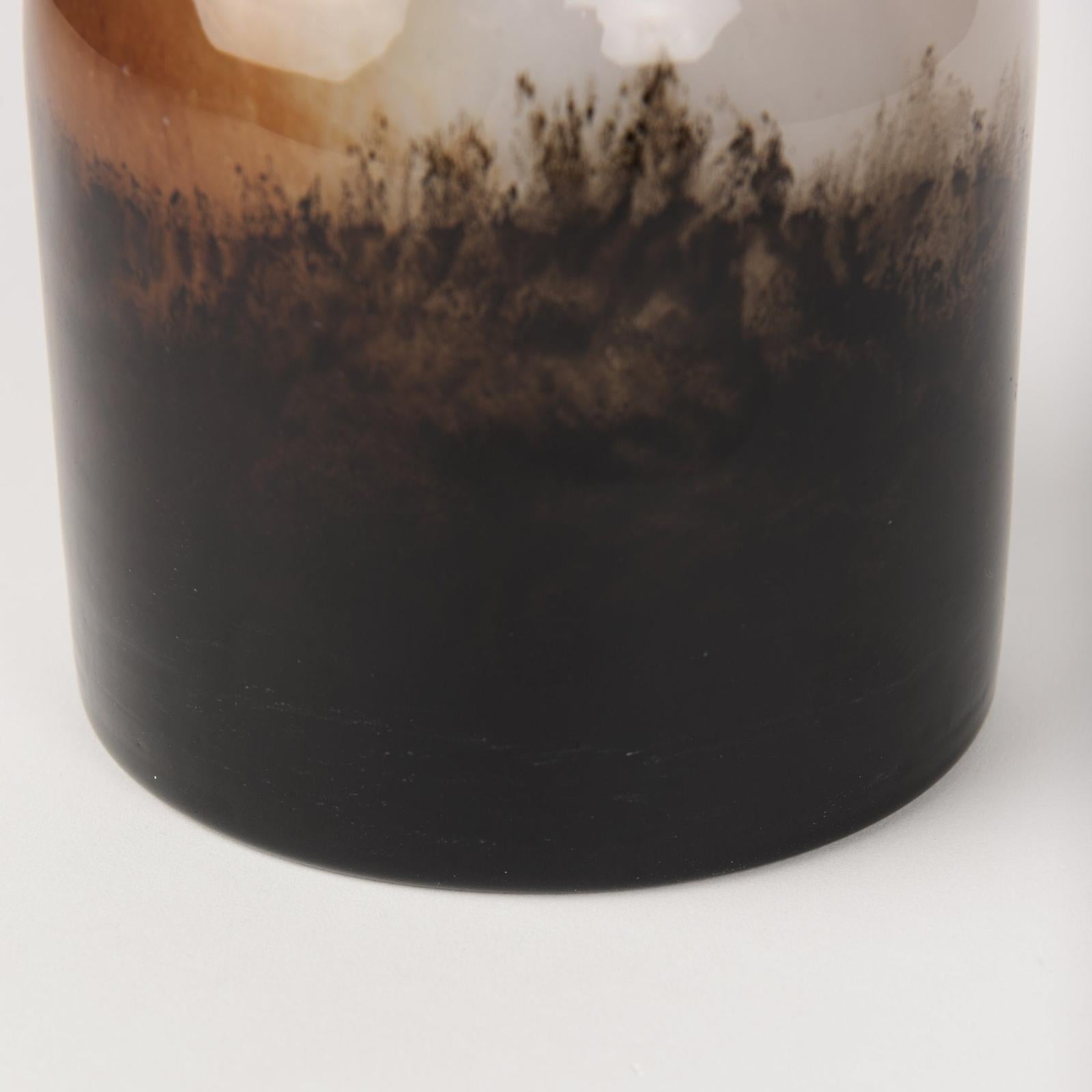 Mercana Marans Amber Multi-Color Glass Vase