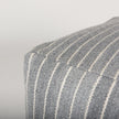 Mercana Kensie Large Blue Striped Pouf