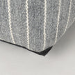 Mercana Kensie Large Blue Striped Pouf