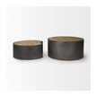 Mercana Eclipse Wood Top Nested Coffee Table