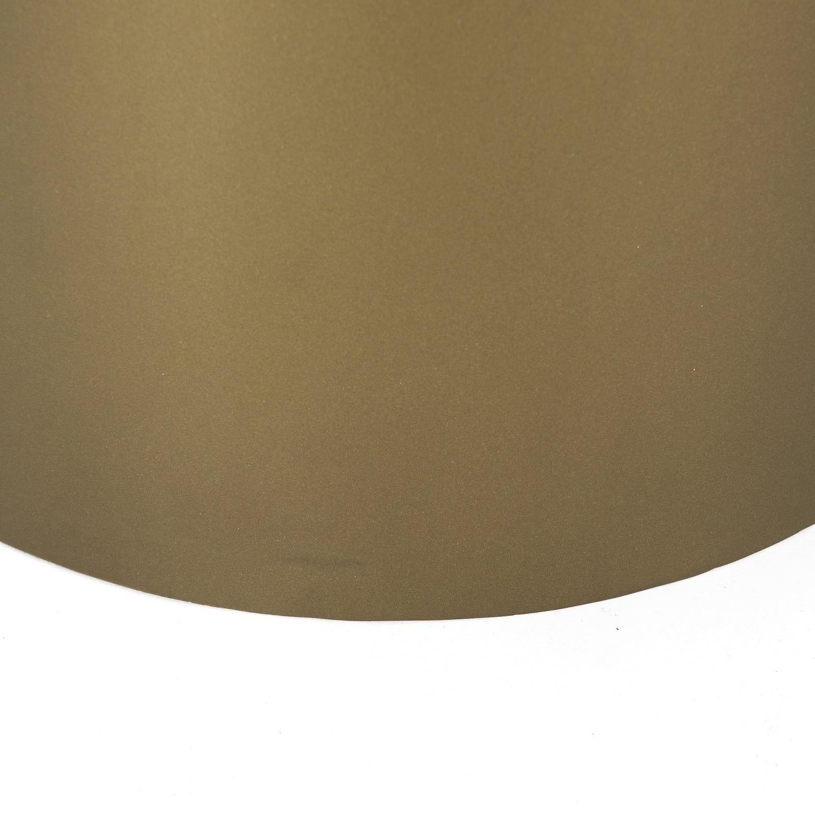 Mercana Eclipse Drum Base w/ Brown Wood Top End/Side Table