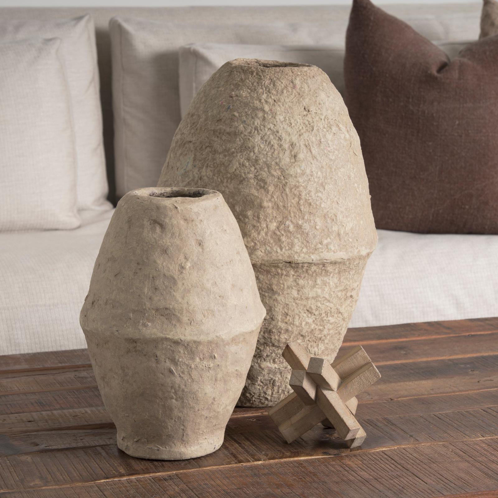 Mercana Rundal Paper Mache Vase