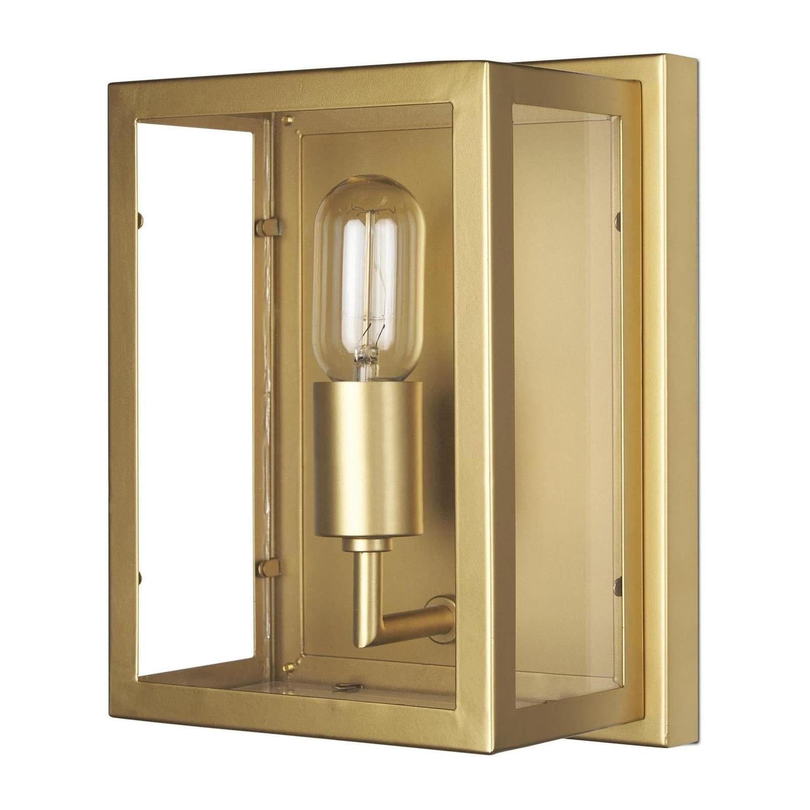 Mercana Cairn Metal w/ Glass 1-Light Wall Sconce Clearance