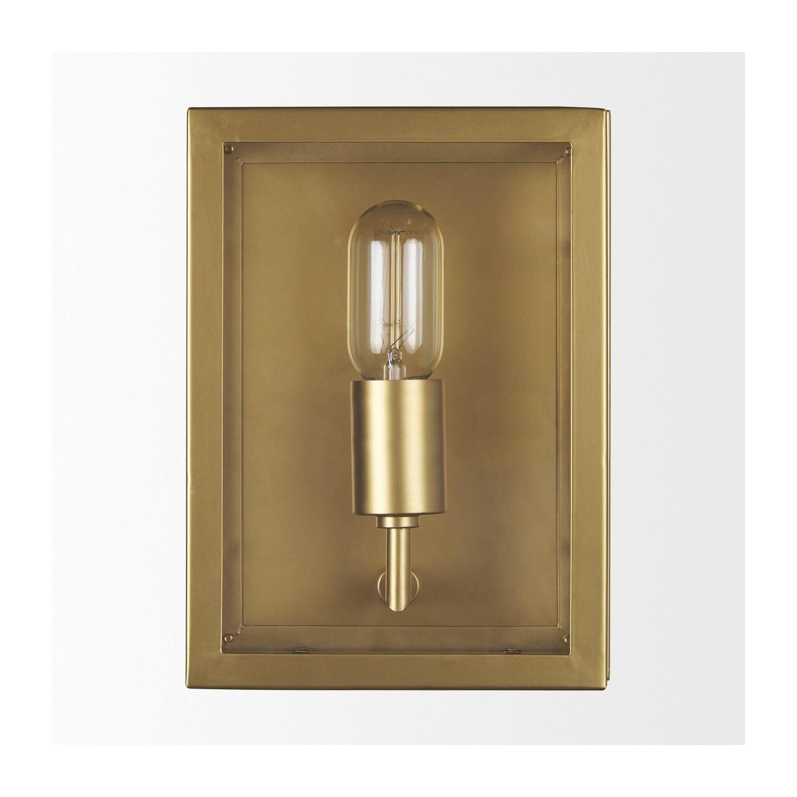 Mercana Cairn Metal w/ Glass 1-Light Wall Sconce Clearance