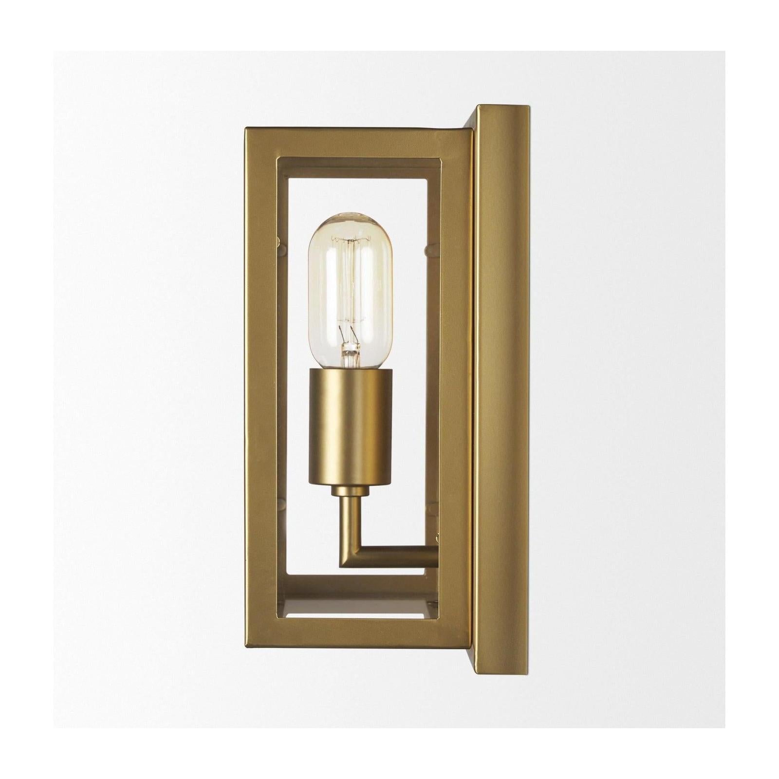 Mercana Cairn Metal w/ Glass 1-Light Wall Sconce Clearance