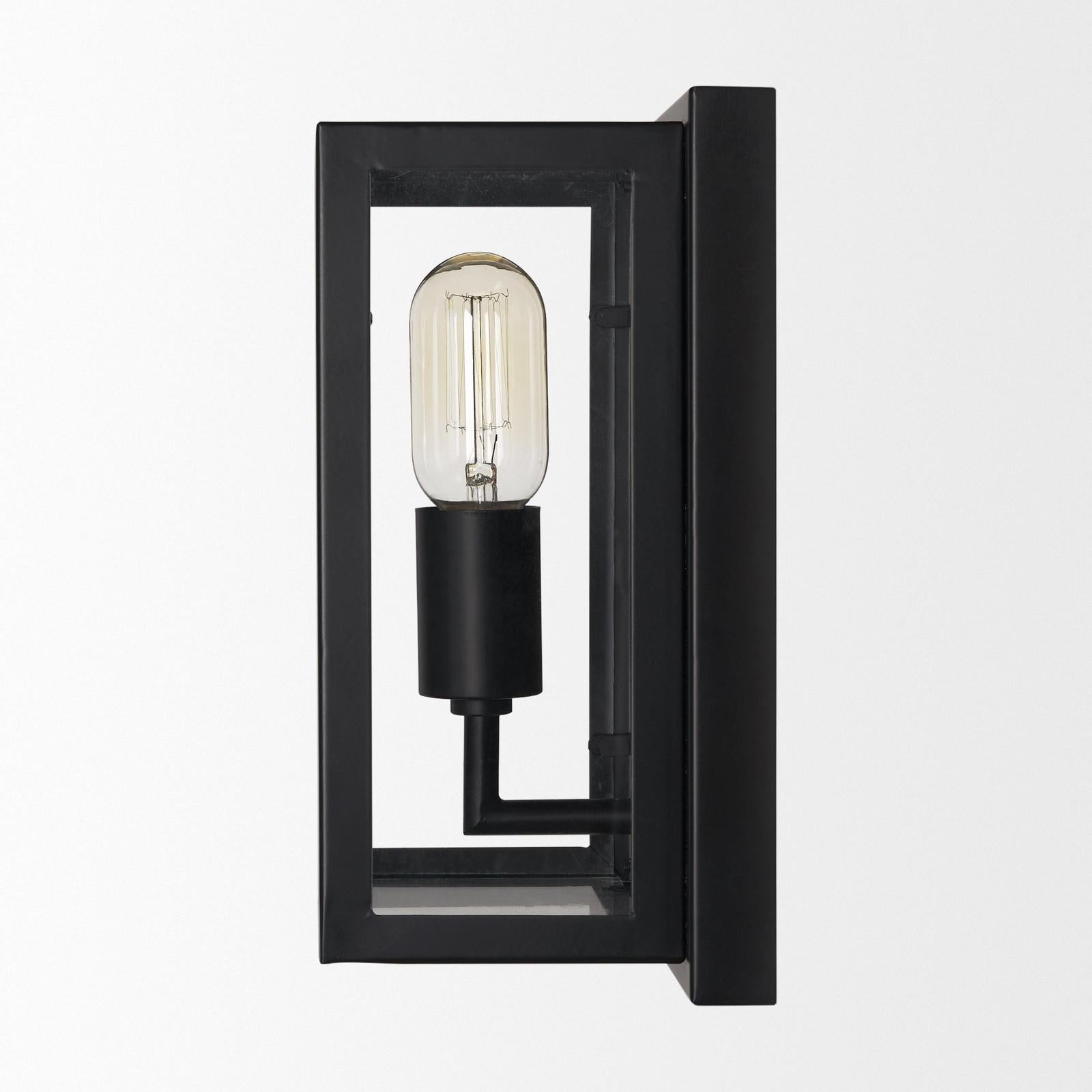 Mercana Cairn Metal w/ Glass 1-Light Wall Sconce Clearance