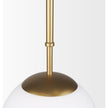 Mercana Edie Frosted Glass Globe 1-Light Pendant Clearance