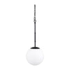 Mercana Edie Frosted Glass Globe 1-Light Pendant Clearance
