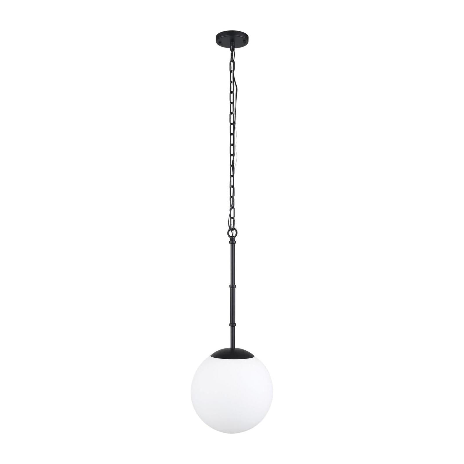 Mercana Edie Frosted Glass Globe 1-Light Pendant Clearance
