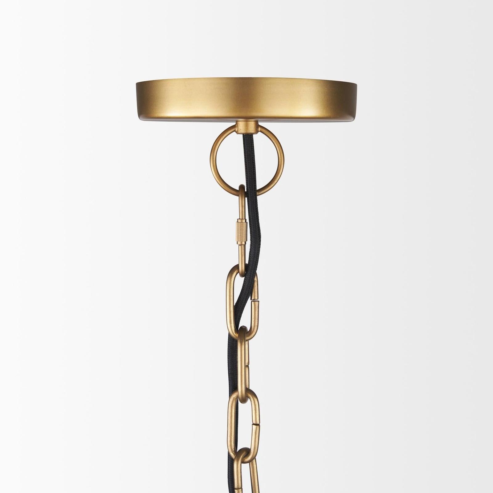 Mercana Karina Round Hammered Metal Dome Pendant Light
